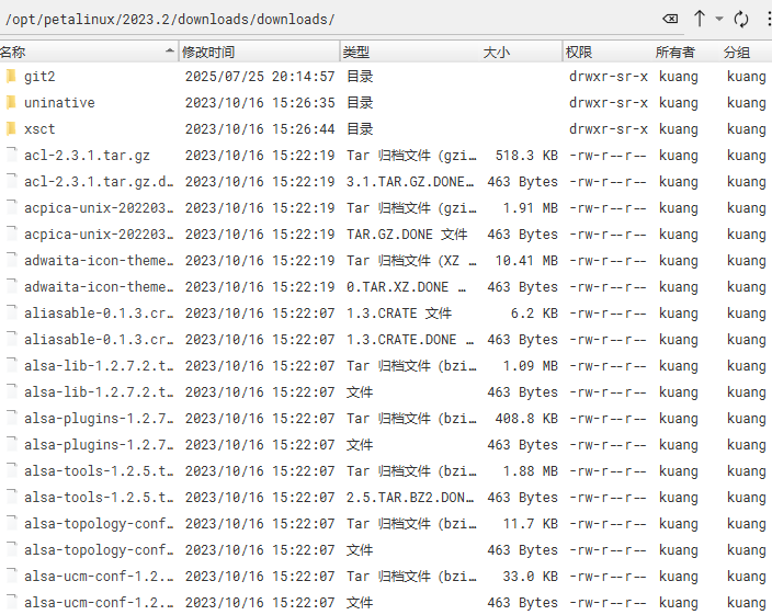 Downloads目录下的内容